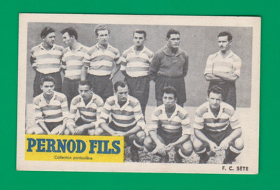FOOTBALL CARD TEAM FC SETE (Pernod Order Form Card)