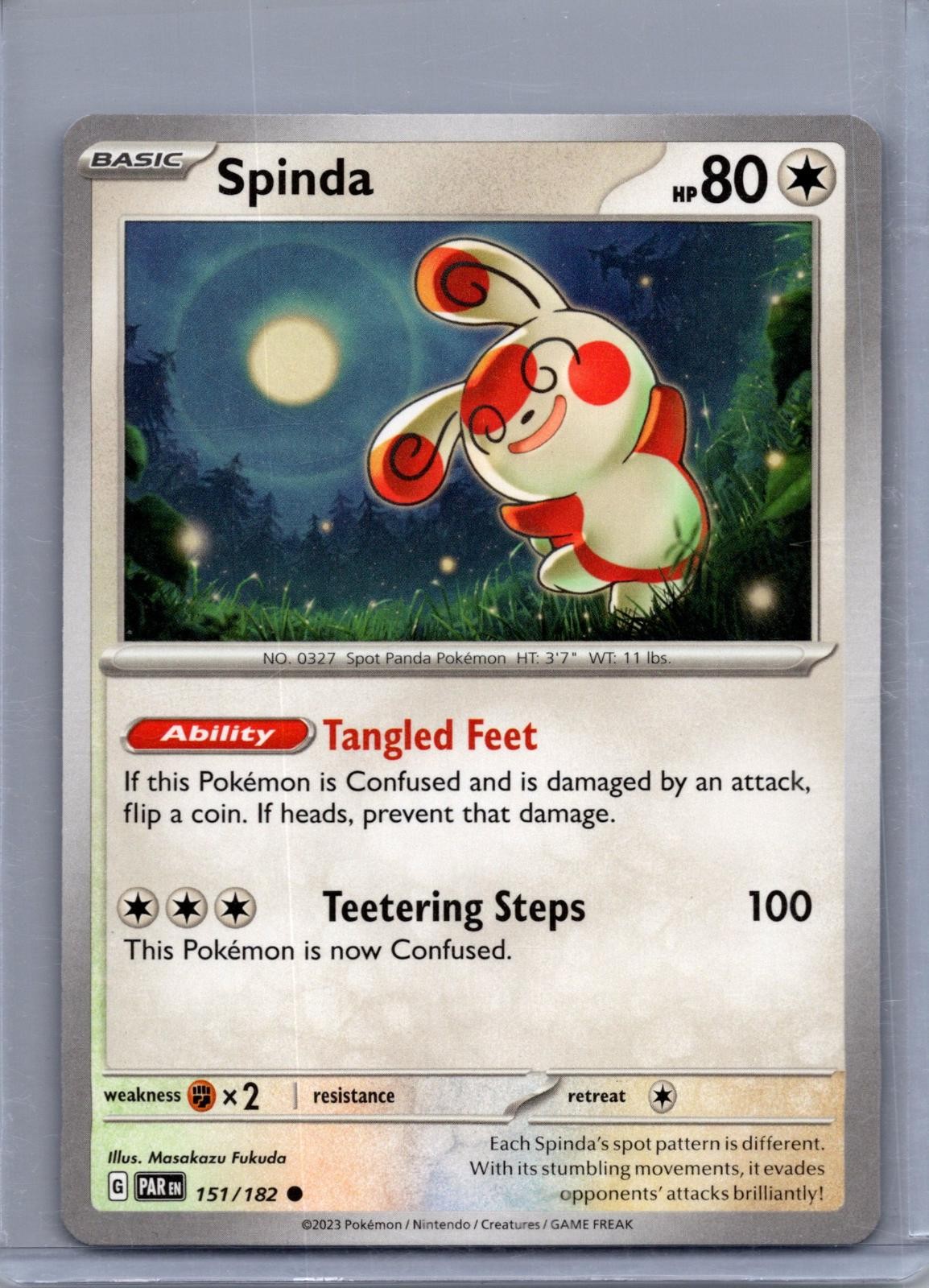 SPINDA 151/182 COMMON PARADOX RIFT POKEMON NM/M