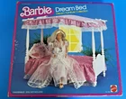 Vintage 1982 Mattel Barbie Dream Canopy Bed W/ Original Box and Accessories