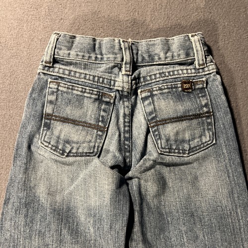 Wrangler 20X Jeans Youth Boys Size 4 Slim Boot Cut Medium Wash Cowboy Western - Picture 7 of 12