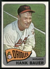 1965 Topps - Hank Bauer #323 ~ NM ~