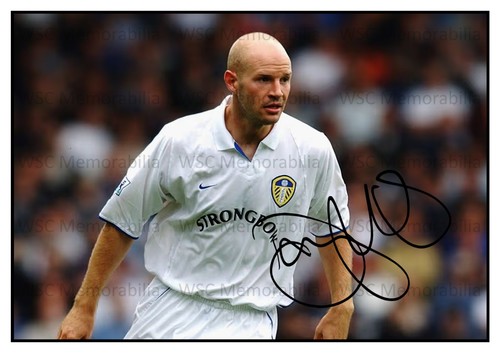 12561. Danny Mills Signed Pictures (A4 Prints) Leeds Man City Middlesbrough etc.