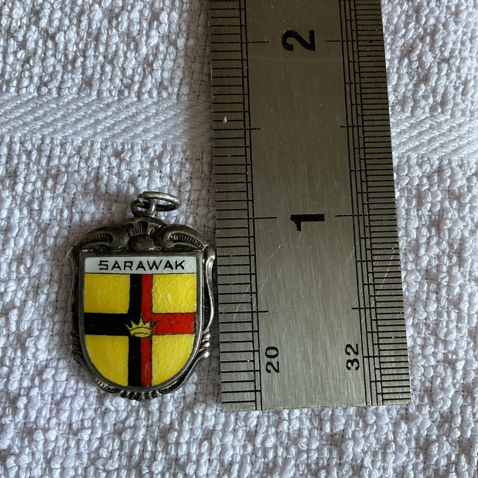 Sarawak Pendent, Flag Of Sarawak Malaysia… Cross In Red & yellow | eBay UK