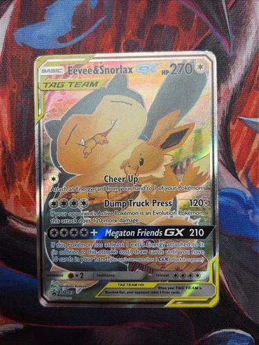 Pokémon TCG Eevee & Snorlax GX SM169