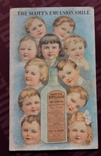 Victorian Trade Card The Scott's Emulsion Smile