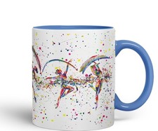 Dance Dancer Ballet watercolour Ceramic Coloured Mug Cup