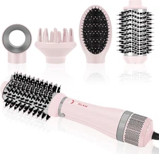 IG INGLAM 4 in 1 Blowout Hair Dryer Brush Set - Negative Ion Detachable Hair Dry