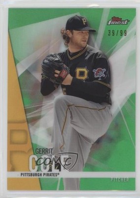 2017 Topps Finest Green Refractor 39/99 Gerrit Cole #74 s3g