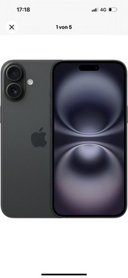 iphone 16 plus 128 gb schwarz