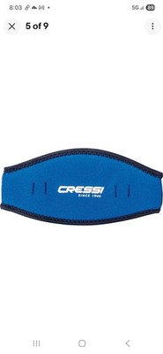Cressi Neoprene Mask Strap Cover Scuba Diving Accessory Ocean Vacation #C