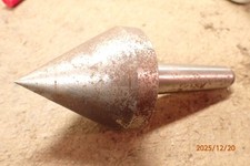 OLDER LARGE DEAD CENTER WITH NO. 3 MT SHANK METAL WOOD LATHE TOOLING