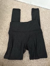 Orvis Women's Midweight High Rise Fleeced Lined Leggings Charcoal Black Size S