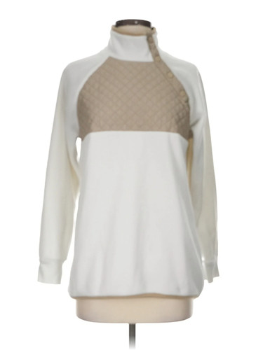 Crown & Ivy Women Ivory Fleece S