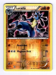 Lucario 47/124 Fates Collide Reverse Holo