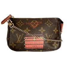 Louis Vuitton Pouch Monogram Canvas Mini Pochette Art & Lock M60417 237152