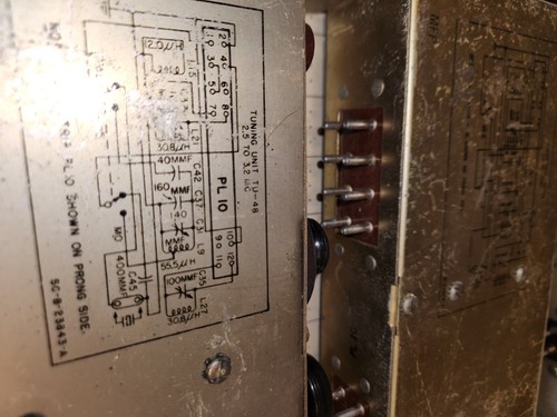 Pięć jednostek do nadajnika radiowego vintage BC-610 HF TU-48 TU-49 TU-52 TU-53 TU-54 - Zdjęcie 6 z 10