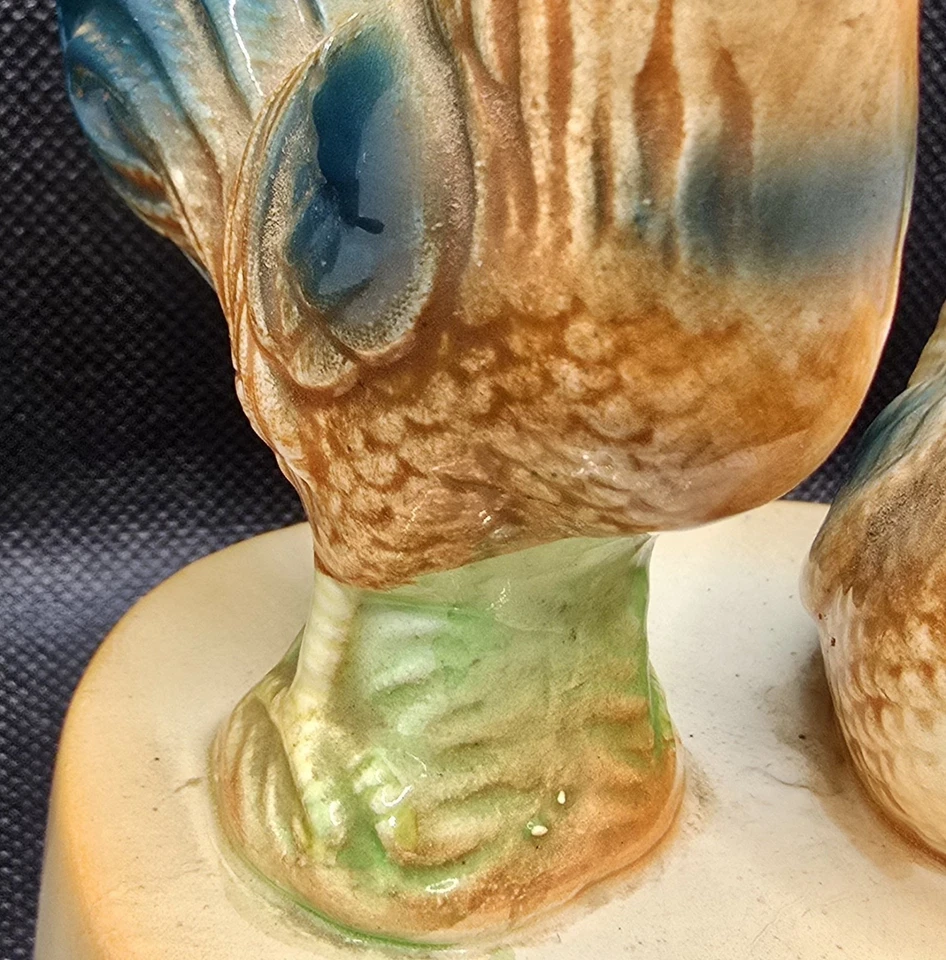 Estatuilla de cerámica de colección años 50 Squibb Pentids 800 exhibición farmacéutica medicina Foto 3 de 4