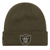 New Era Salute To Service WintermüTze - Las Vegas Raiders
