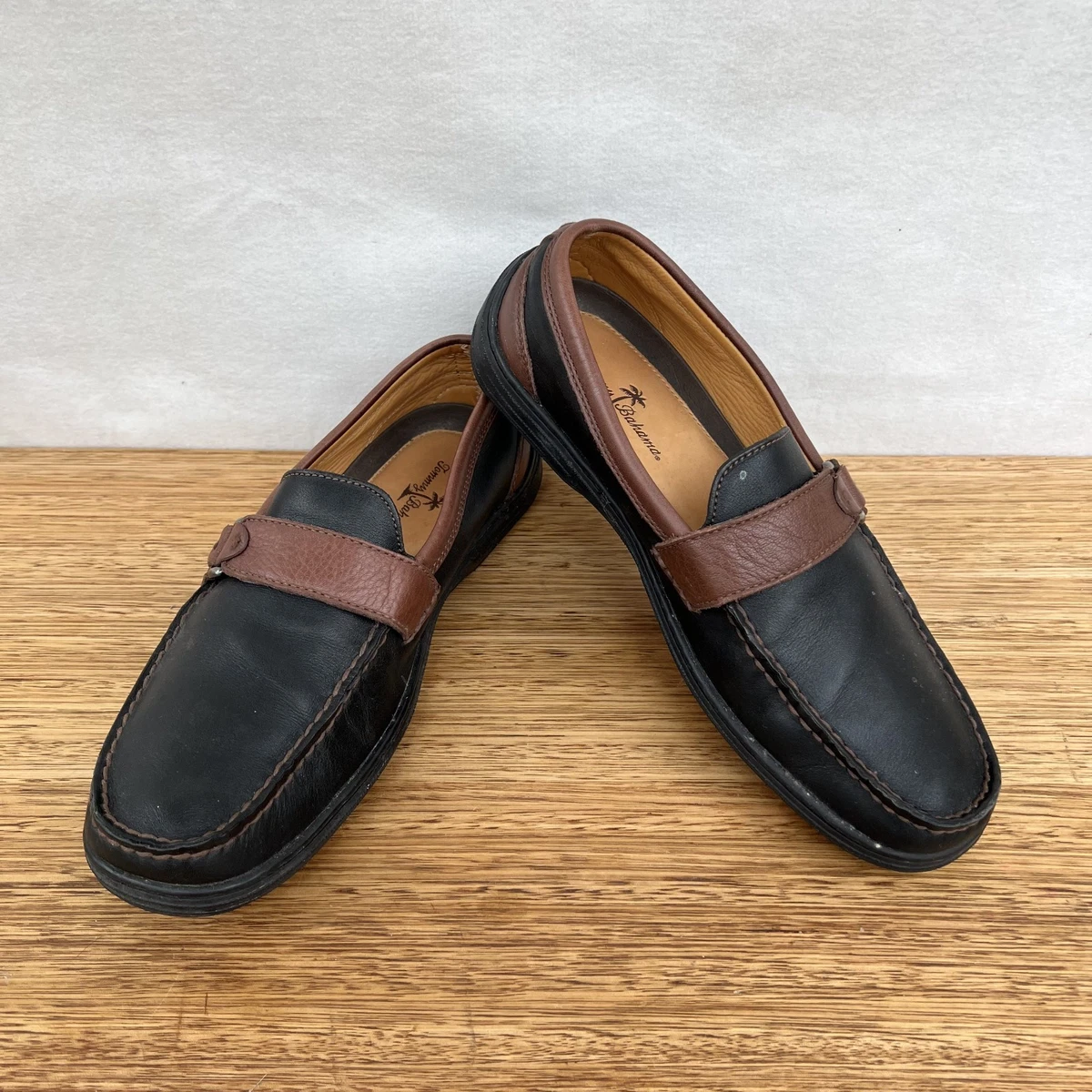 Tommy Bahama Palmerston Laser Drive Slip-On Loafers Sz9 Tommy Bahama Leather Casual Shoes for Men for sale | eBay main image 3