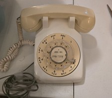 Western Electric Model 500 Rotary Dial Desk Telephone White MPN 500
