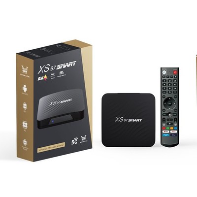 XS97 Android 11 TV Box 4K 4GB 32GB Amlogic S905Y4 WiFi BT5.0 HDR10+ Dolby IPTV