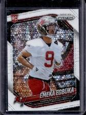 2025 Panini Prizm Emeka Egbuka RC White Disco Rookie #351 Buccaneers