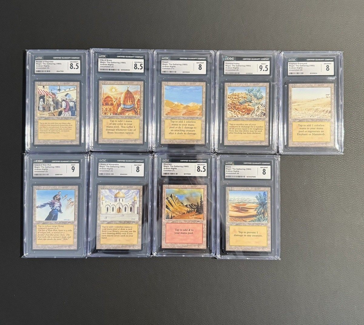Mtg Arabian Nights Complete Set CGC 8+ | eBay