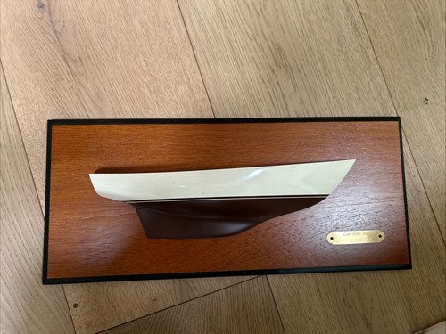 Vintage 1985 Half Hull Wooded Sailboat Cape Dory 26 Scale Model