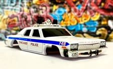 NOS Auto World Chicago Police 1974 Dodge Monaco HO Slot Xtraction Body