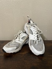 Nike Huarache Kids 5.5Y Run Ultra 847568-100 White Running Shoes Sneakers