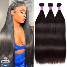 fphko Straight Bundles Human Hair 18 20 22 Inch 12A Human Hair 3 Bundles Stra