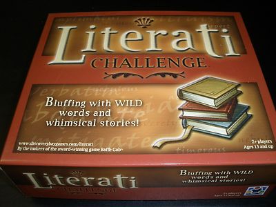 LITERATI Challenge The game uses S.A.T words! Great for homeschooling