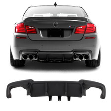 Diffuseur pare choc arriere Look BMW M5 PERFORMANCE Noir mate F10 / F11 Pack M