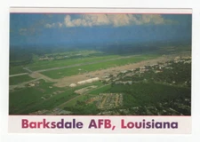 Barksdale AFB Air Force Base, Louisiana Aerial View Postcard Unposted