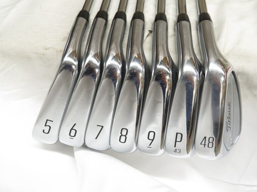 Used Titleist T200 Iron Set 5-PW, 48* TT AMT Black R300 Regular Flex Steel - Picture 2 of 9