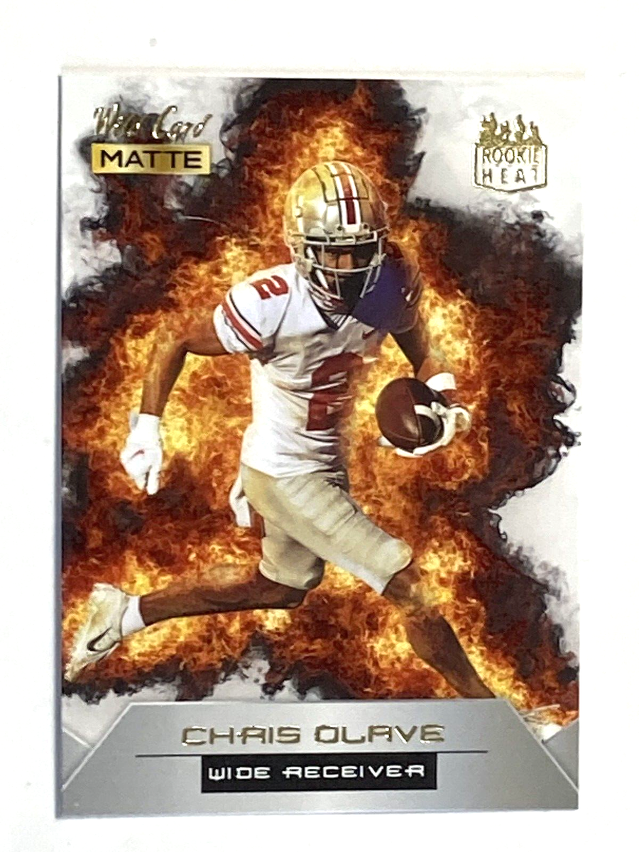 2022 Wild Card Matte Chris Olave Rookie Heat #RH-7 | eBay