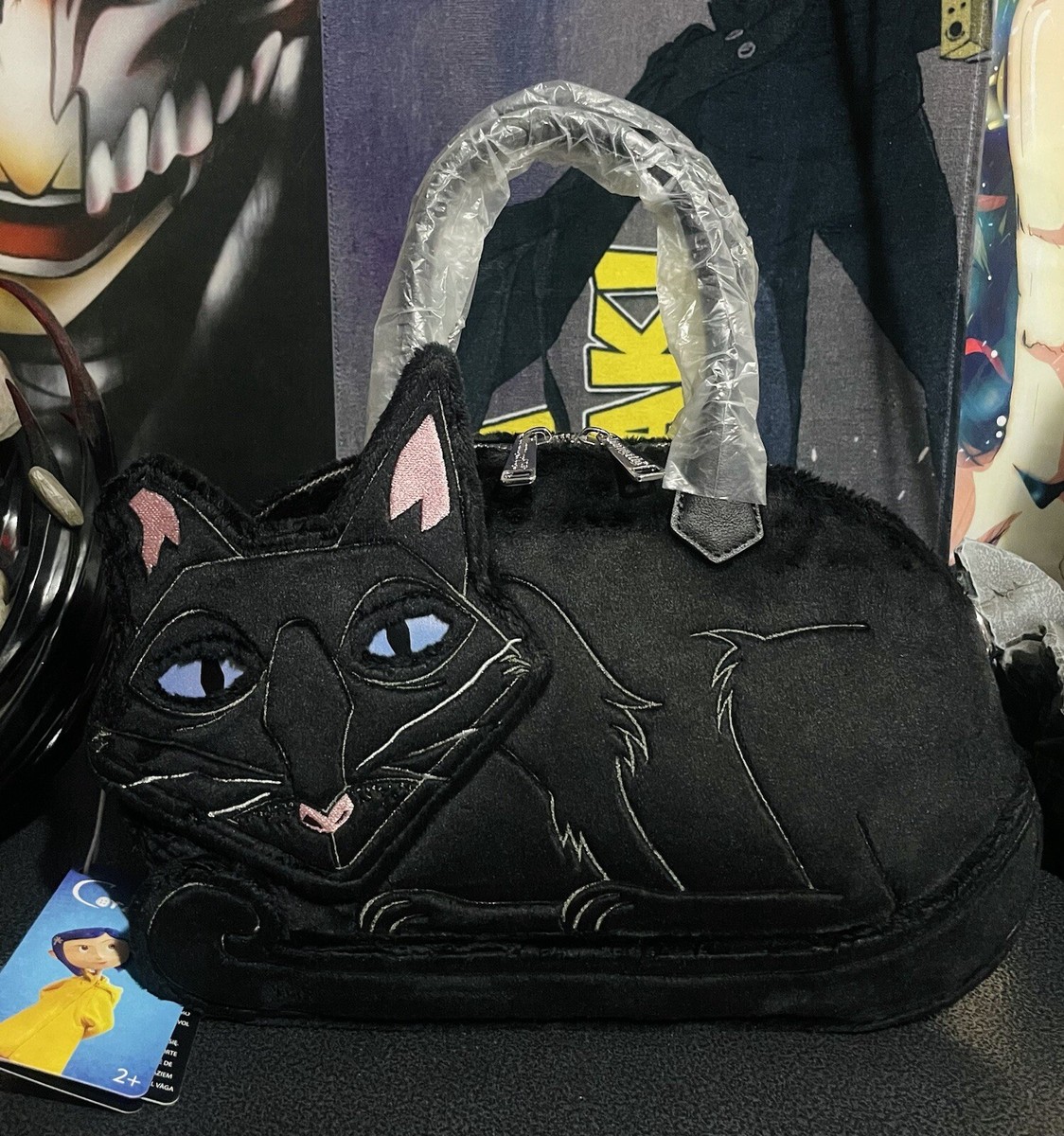 Loungefly Coraline Black Cat Crossbody Bag | eBay