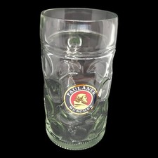 Paulaner Ma&szlig;krug 1 Liter Bierkrug Bierglas Oktoberfest M&uuml;nchen Glas Krug Rastal