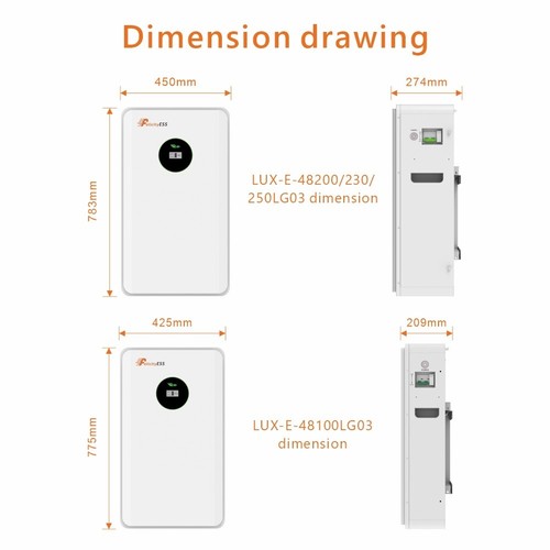 Felicity Solar Speicher Batteriespeicher 12,5 kWh PV Akku 48V LiFePO4 für Deye - Bild 12 von 15