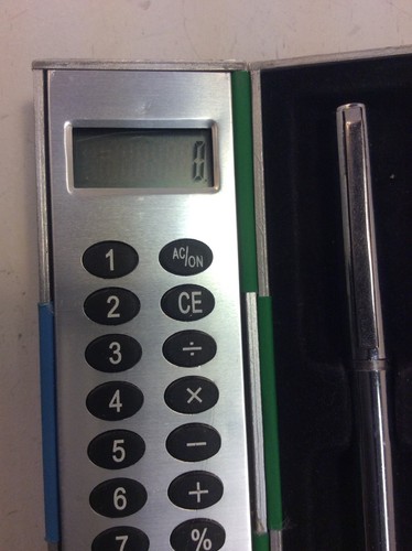 Ballpoint Pen And Electronic Calculator Set OldGnu - Picture 9 of 12