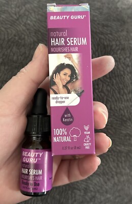 New Beauty Guru Hair Serum Strengthen Moisturizer De-frizz Nourish 100% Natural 