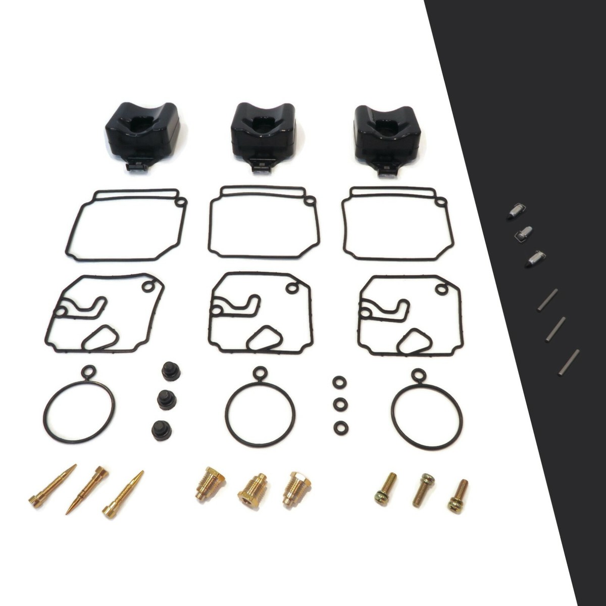 Carburetor Kit with Float Chamber Gasket for Yamaha 6H4-14984-00 