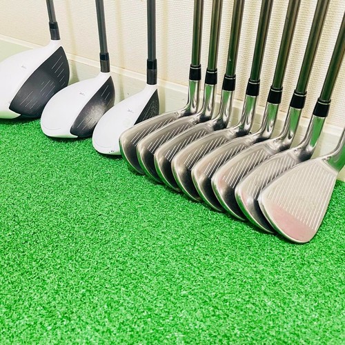 Taylormade Club Set 1W 3W 3H 5-9i Pw Aw Sw 11pc RH Graphite Regular Men Golf - Picture 3 of 13