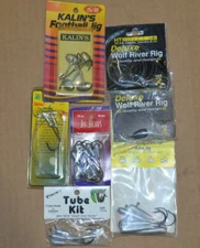7x Assorted Jig Head Lures-Stanley, Renegade, Hi-Tech, Kalin's, Venom's, Elite
