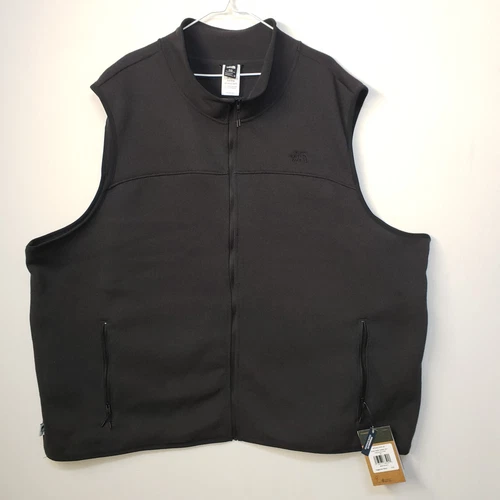 North Face Sweater Vest Mens 4X Standard Fit Big Front Range Full Zip NEW $100