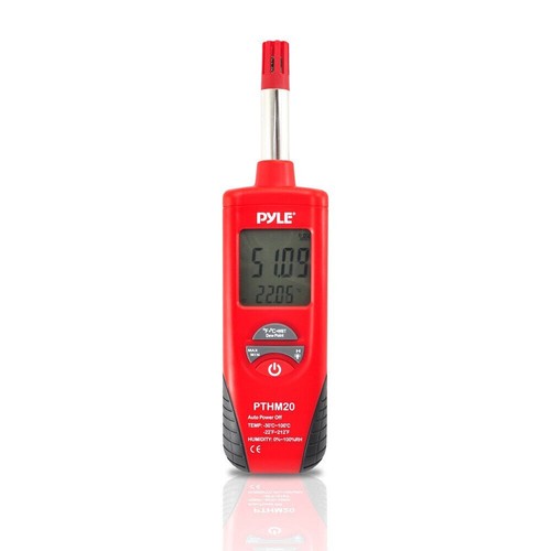 Pyle Temperature and Humidity Meter With Dew Point and Wet Bulb