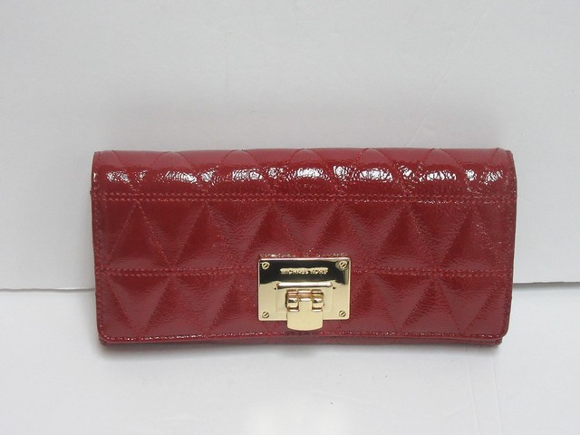 michael kors patent leather wallet