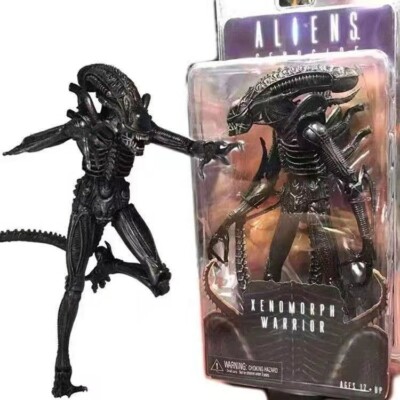 7'' NECA Xenomorph Warrior Black Alien Action Figure Aliens Genocide Movie