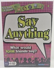   Say Anything   Party Game Complete. Brand New