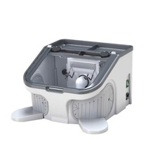 Dental Dust Box Sandblasting Dust Cover Collector Built-in Vacuum Cleaner w/ LED